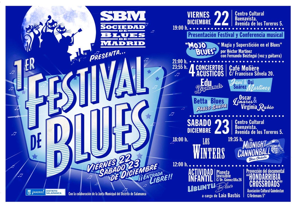 I Festival de Blues de la SBM Sociedad de Blues de Madrid
